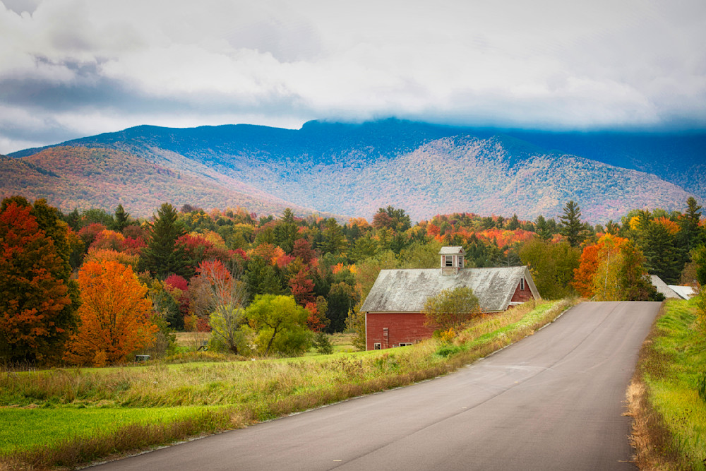 Pleasant Valley Road In Autumn Photography Art | Anne Majusiak Photography