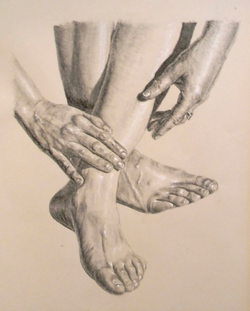 Study Of Hands And Feet Art | Edi Matsumoto Fine Art
