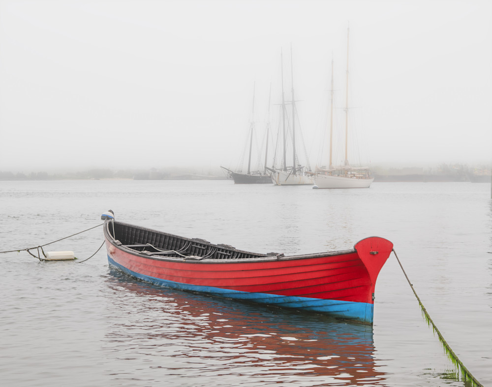 Cassie Harbor Fog Art | Michael Blanchard Inspirational Photography - Crossroads Gallery