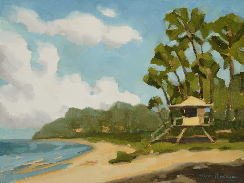 Kauai Life Guard Hut Art | Stan Robinson Art