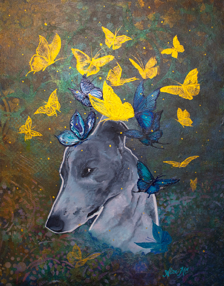 Crown Of Butterflies Art | Alice MC