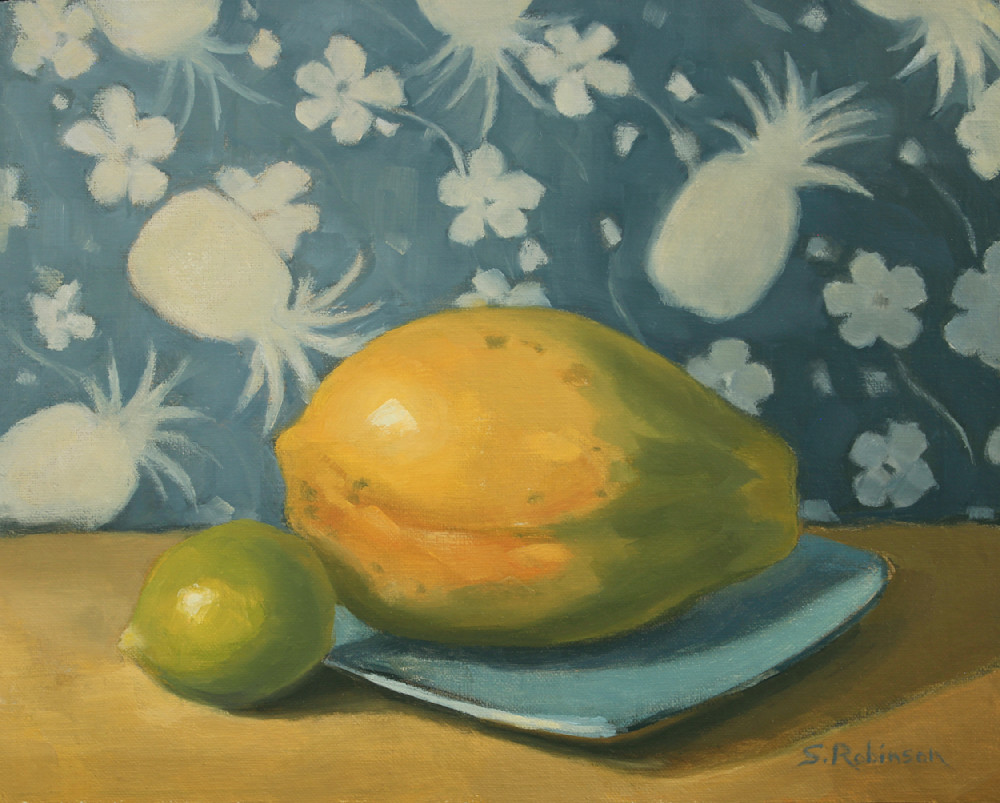 Papaya And Lime Art | Stan Robinson Art
