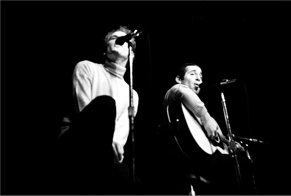 Simon & Garfunkle Serenading The Audience At The Monterey International Pop Festival, 1967 Photography Art | Sulfiati Magnuson Photography