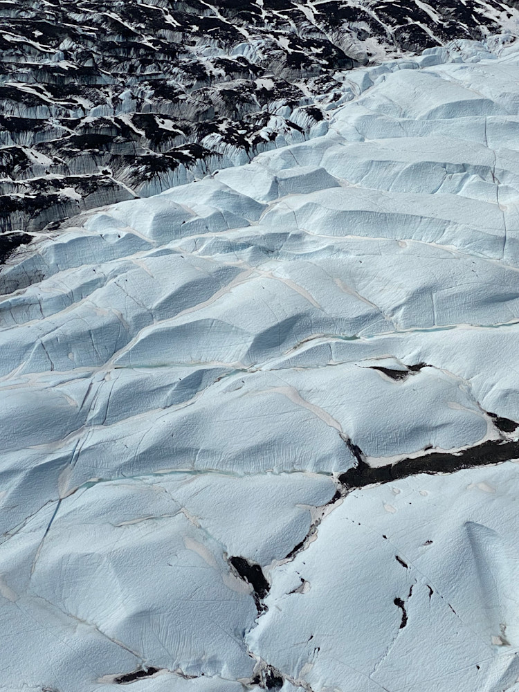 Ruth Glacier Textures Photography Art | Visionary Adventures, LLC
