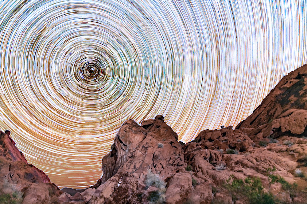 Star Trails In Valley Of Fire Photography Art | Marc Sherman Photography