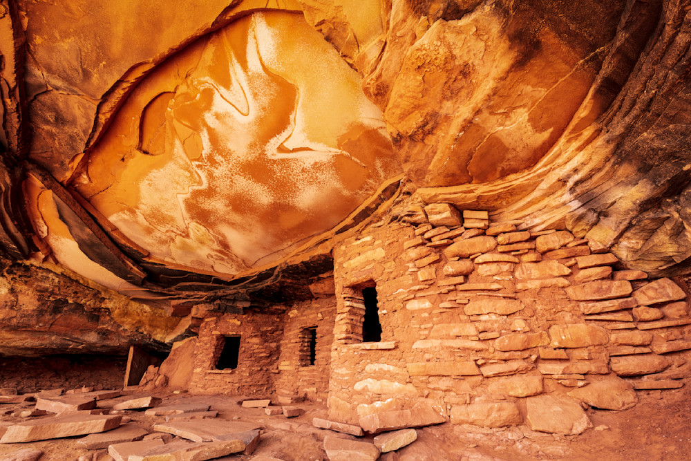 "Whispers Of The Past: Exploring The Puebloan Ruin At Fallen Roof In Utah" Photography Art | D. Robert Franz Photography