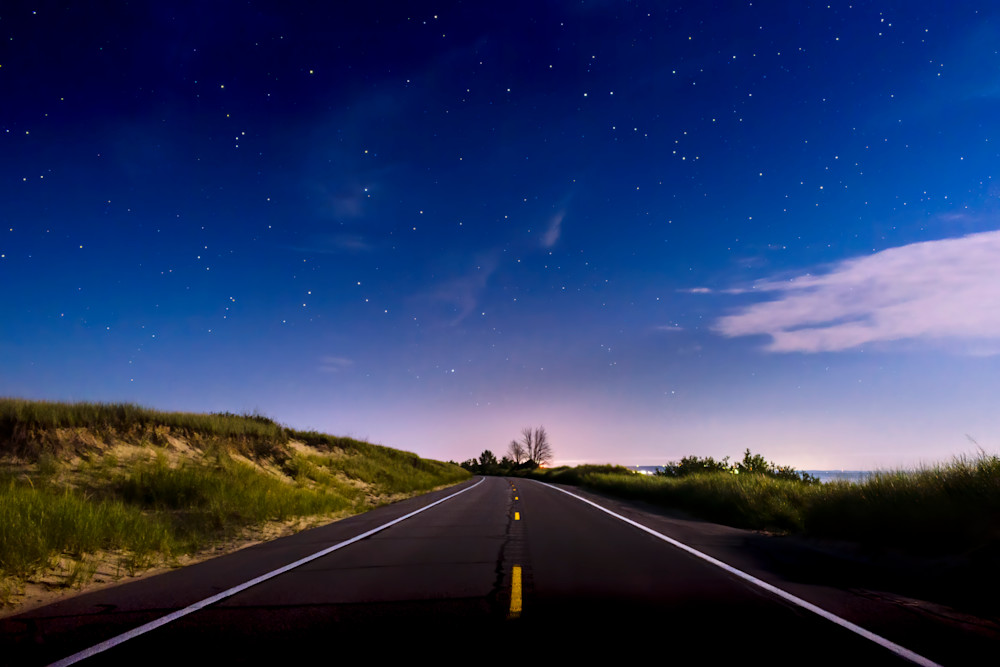 "Into the Night on M116" | Fine Art Photography by Dennis Caskey