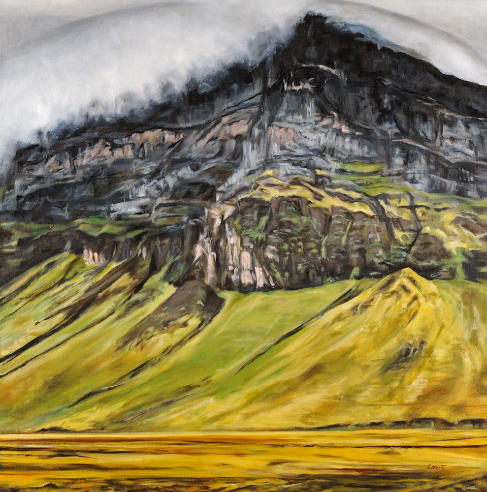 Icelandic Mountain And Cloud Art | EMT Fine Arts