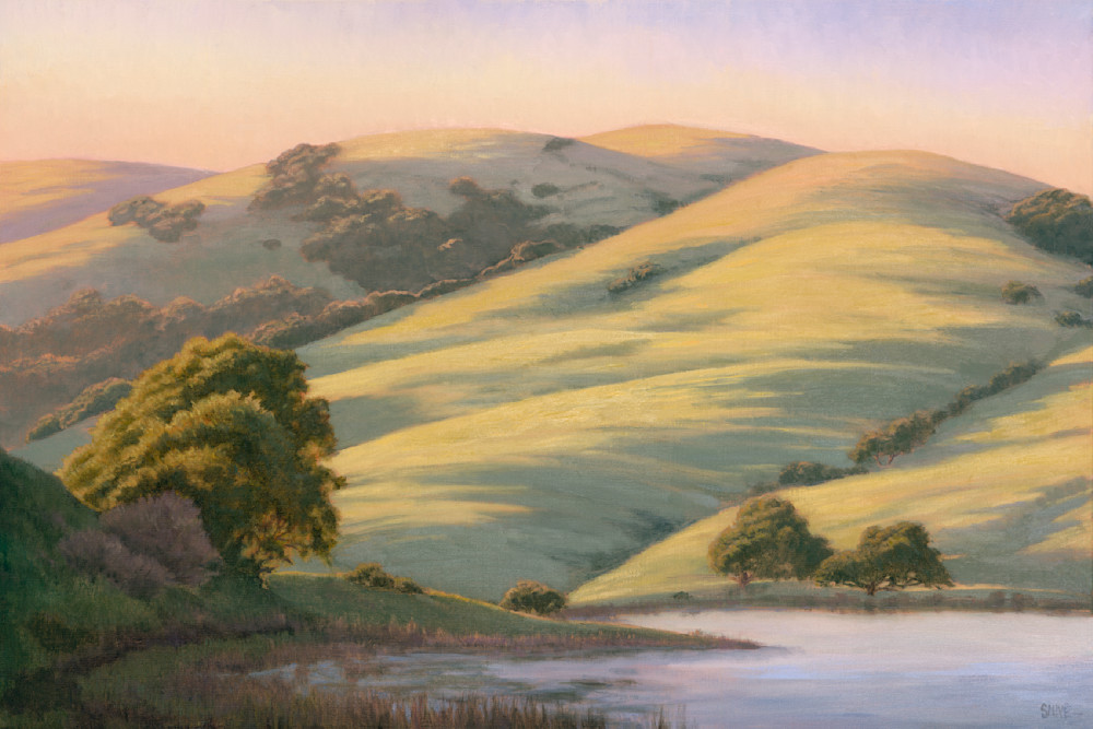 Northern California Hills Awash With Light  Art | Terry Sauve Fine Art 