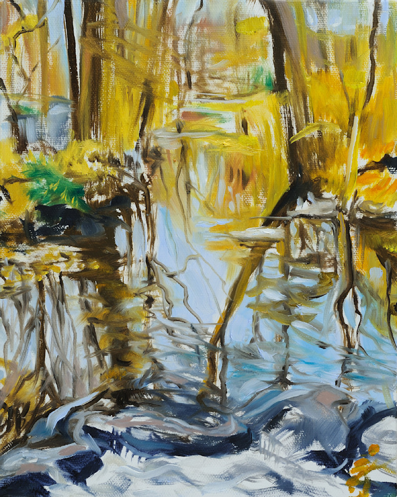 Sligo Creek Park Oil Sketch Art | EMT Fine Arts