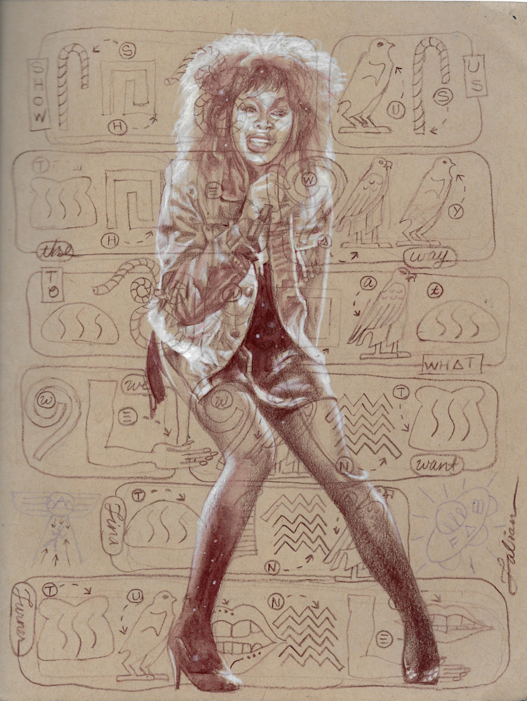 Tina Turner Show Us The Way Art | Occasional Superstar