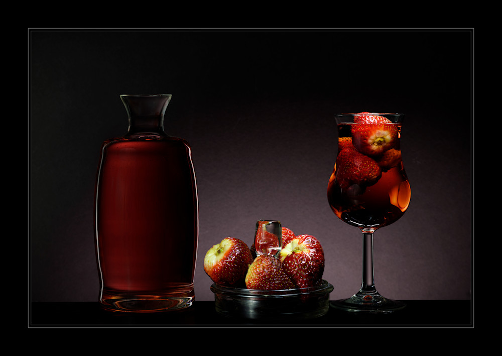 A Fine Art Photograph of Strawberries for a King by Michael Pucciarelli