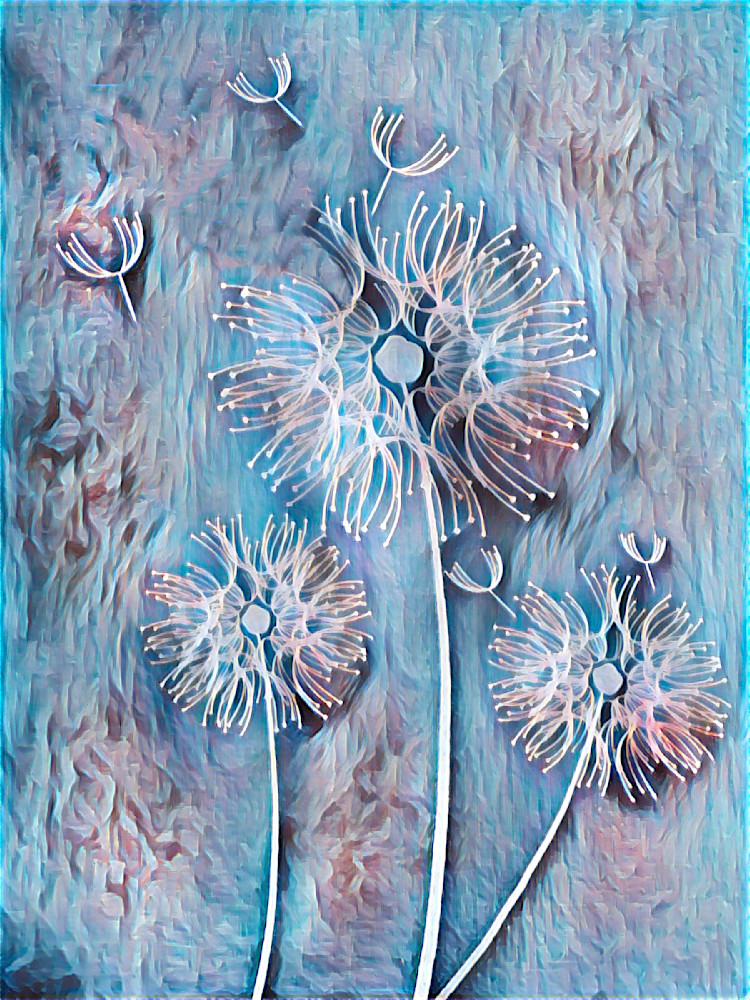 Blue Fairy Puffs Art | Joni Barriere Creative