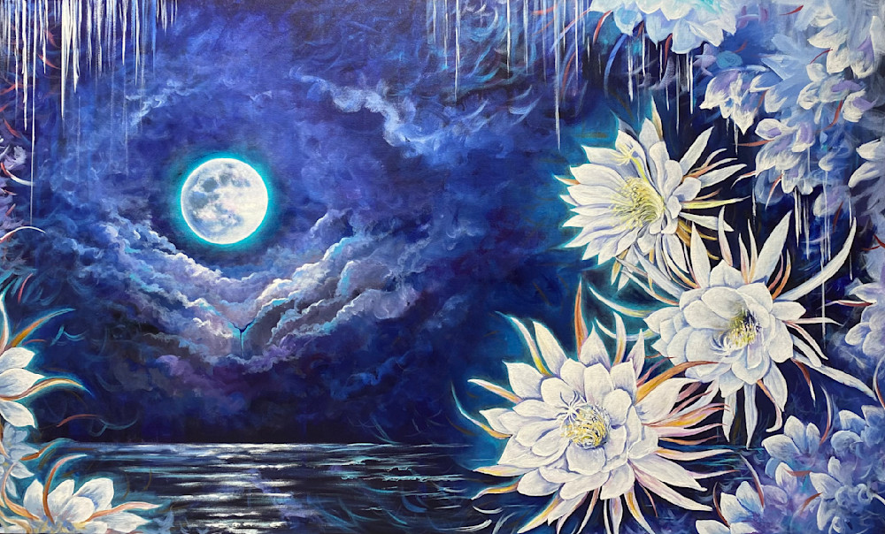 Lumen With Night Bloomers Art | Kim Zabbia 