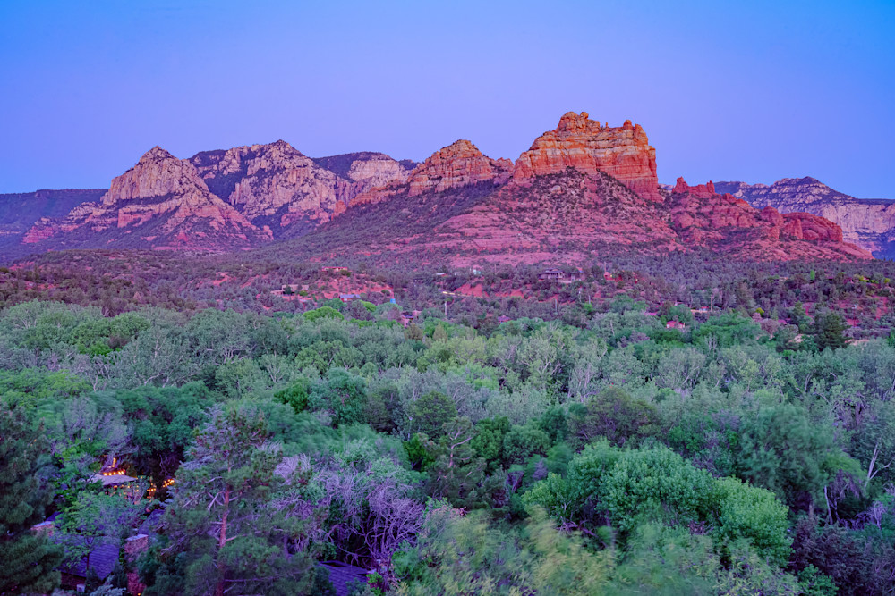 Trees And Red Rocks In Sedona, Arizona Fine Art Print Art | McClean Photography