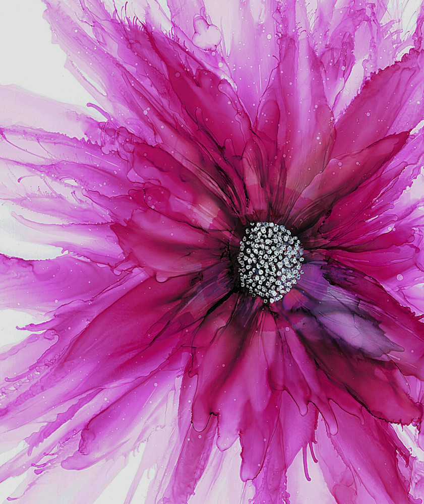 Magenta Dahlia 23 Art | Susan Hanson Art