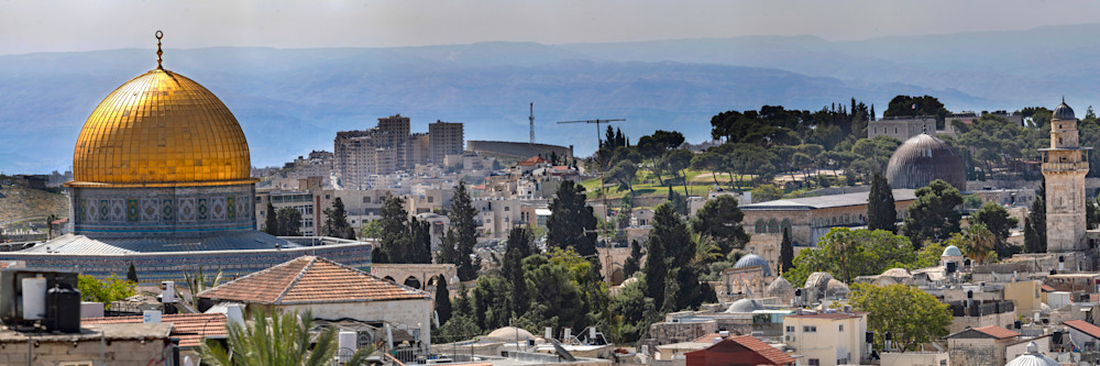 panorama of Old City of Jerusalem