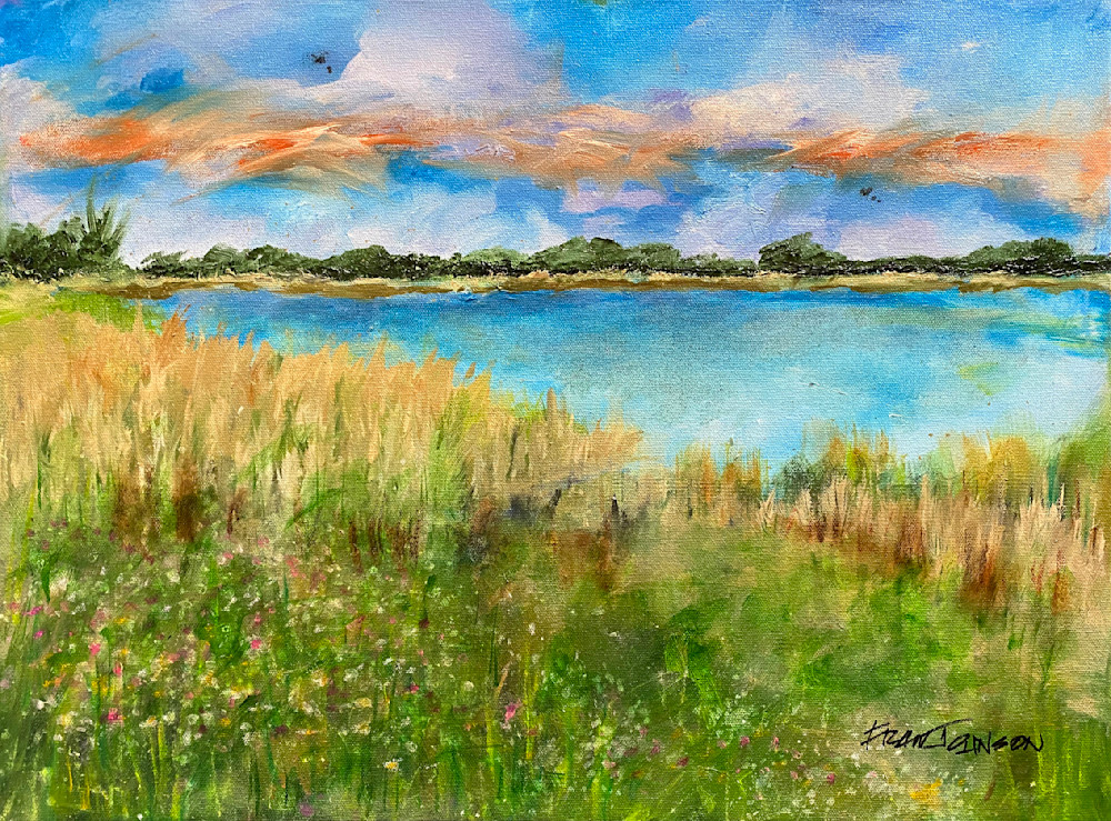 Marsh Lake In Bloom Art | Fran Johnson Fine Art