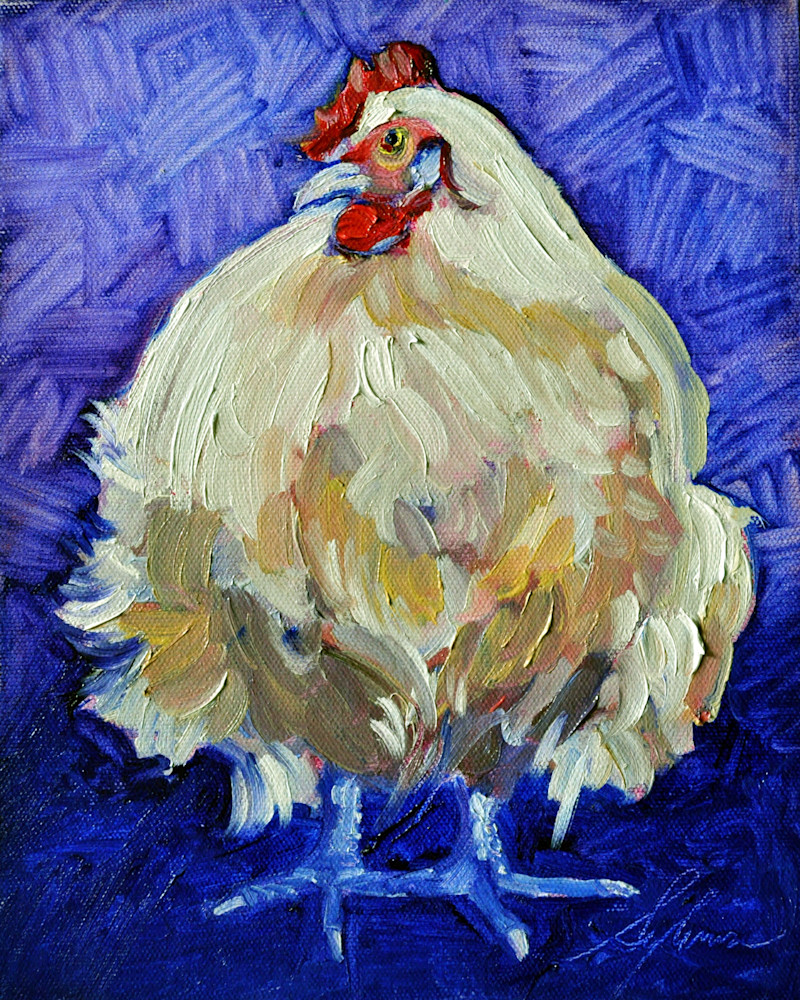 Penuche ~ Buff Orpington  Penuche Chicken Art | Sylvina Rollins Artist