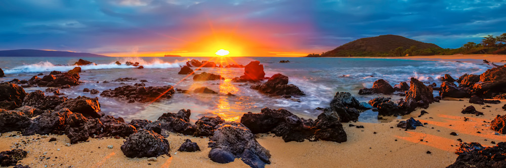 "Makena Glory" by Shayla Middleton.  Gorgeous, romantic sunset Big Beach Makena Maui