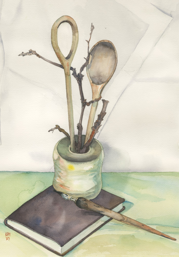 Pen And Book Still Life Art | galleryH 