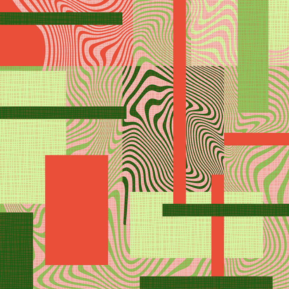 Swirly Squares Art | Tim Murphy
