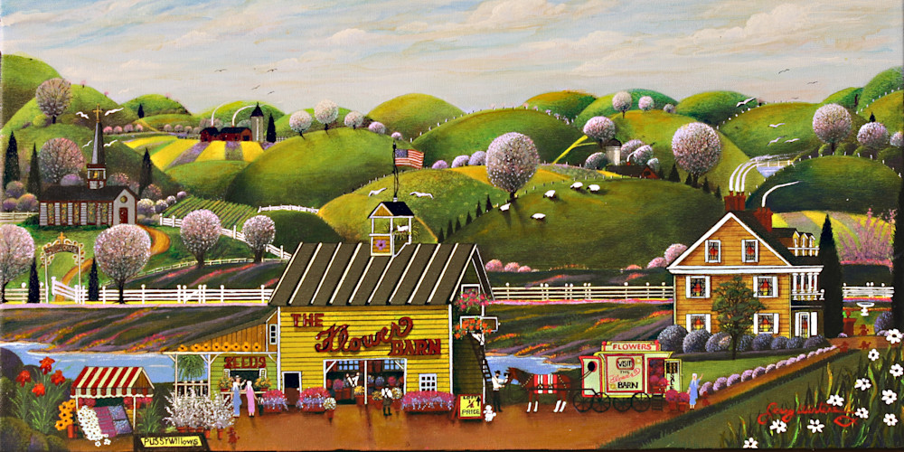 The Flower Barn Art | Jerry Winters Fine Art Gallery