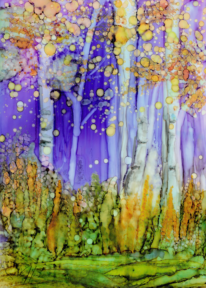 Purple Forest 1 Art | Susan Hanson Art