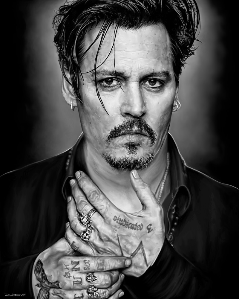 Johnny Depp Art Dante777