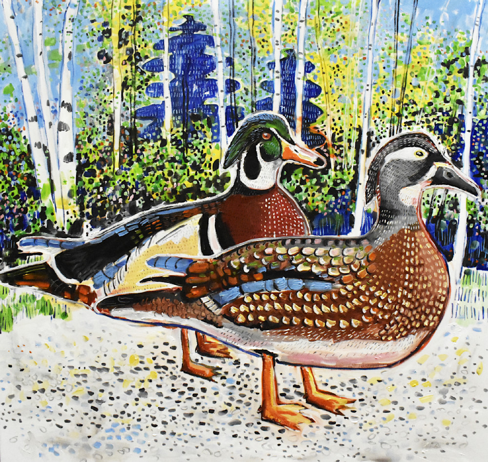 Wood Ducks Art | eddie hamilton art