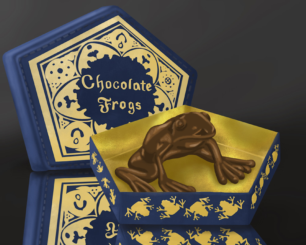 Chocolate Frog | Digital Painting Inspired by Harry Potter