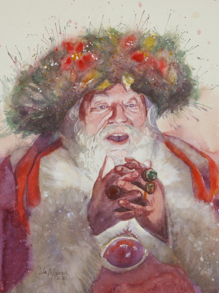 Santa's Watching Art | The Art of Carla Morrison