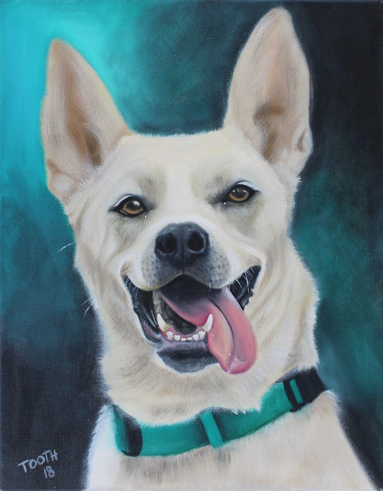 Pet Portrait Freya Art | The Art of Wendi Tooth