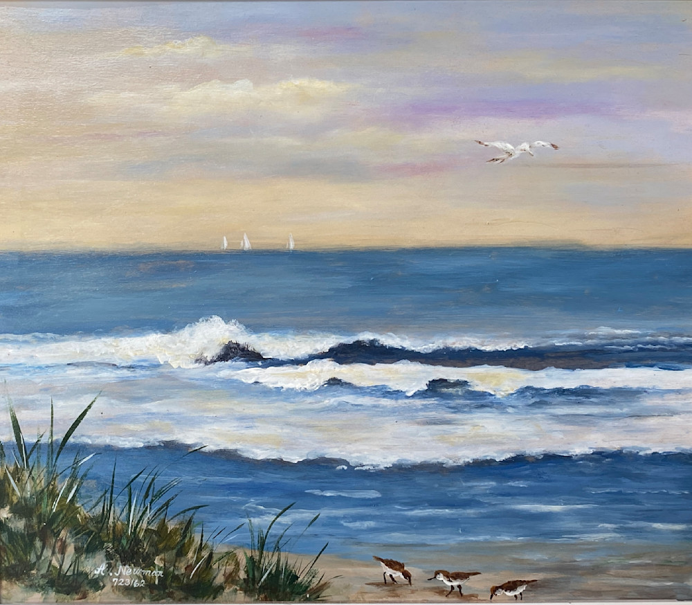Sandpipers On The Shore Art | Arlene Newman Designs