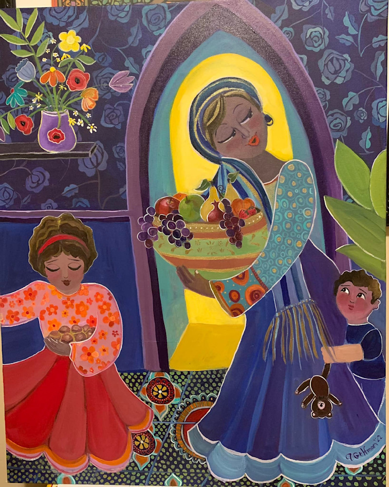 Mamas Shabbos Helpers Art | www.gelfmanstudios.com