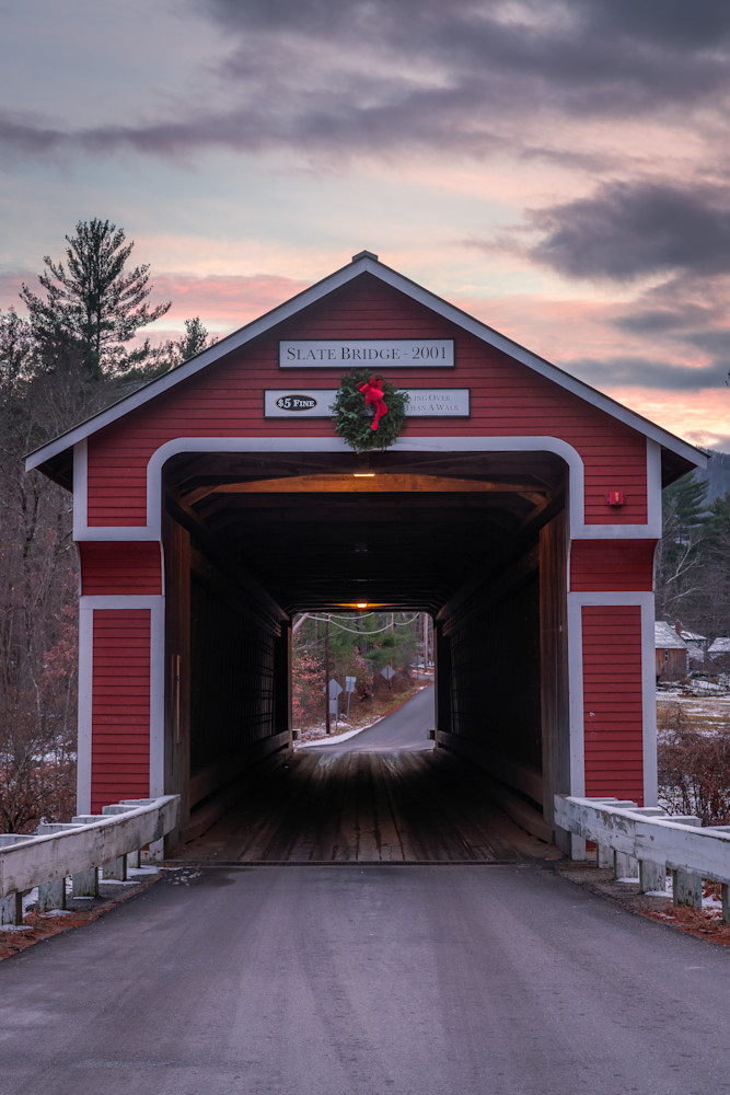 Swanzey, New Hampshire   Slate Covered Bridge Photography Art | Jeremy Noyes Fine Art Photography