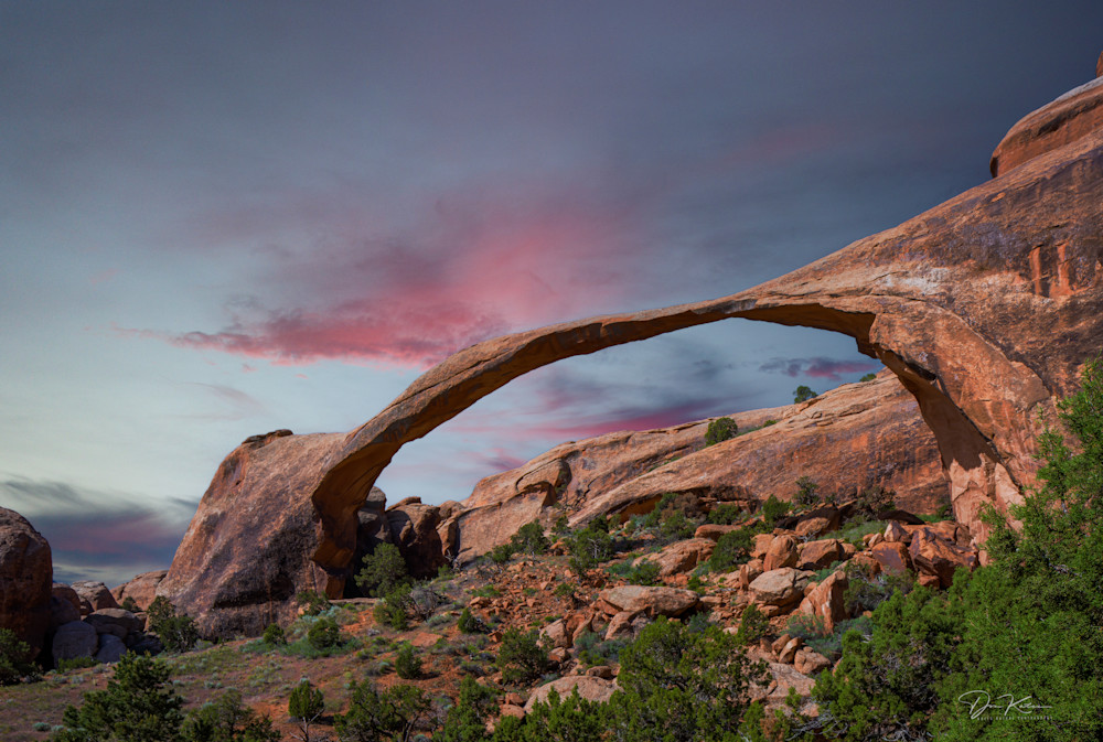 Early Morning At Landscape Arch Photography Art | Kates Nature Photography, Inc.