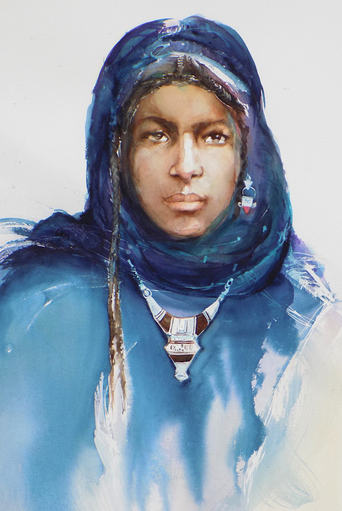 Silver and Indigo Tuareg Beauty