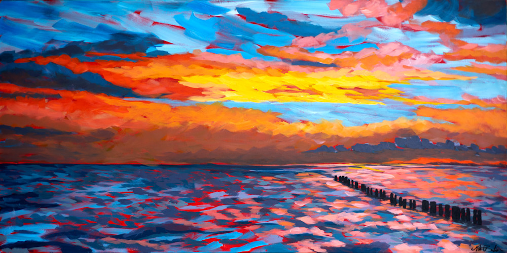 Eventide | Ocean Sunset Art | Niki Baker