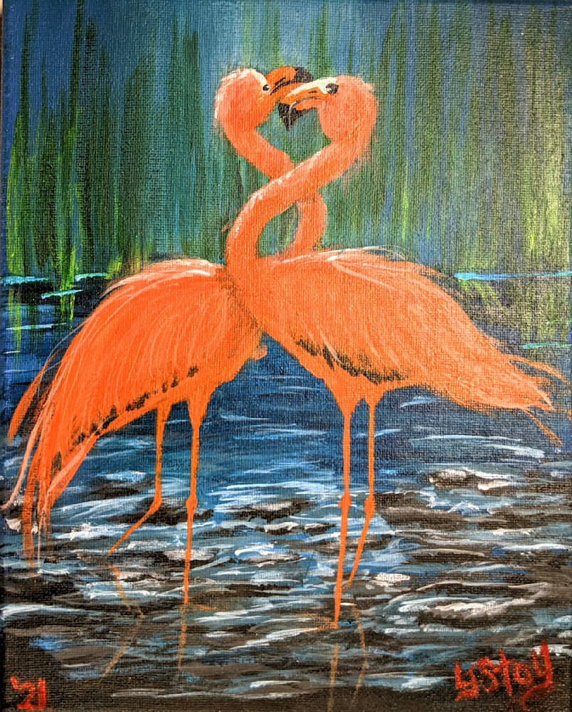 Falmingos Art | It's Not Wallpaper LLC / DBA LJStoy on Canvas