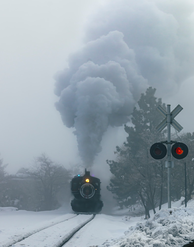 I Hear That Train A Comin' - Steam Train in Winter