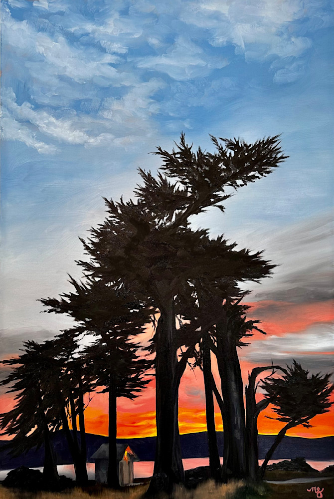 Sunset Cypress Art | Canopy Art Studio