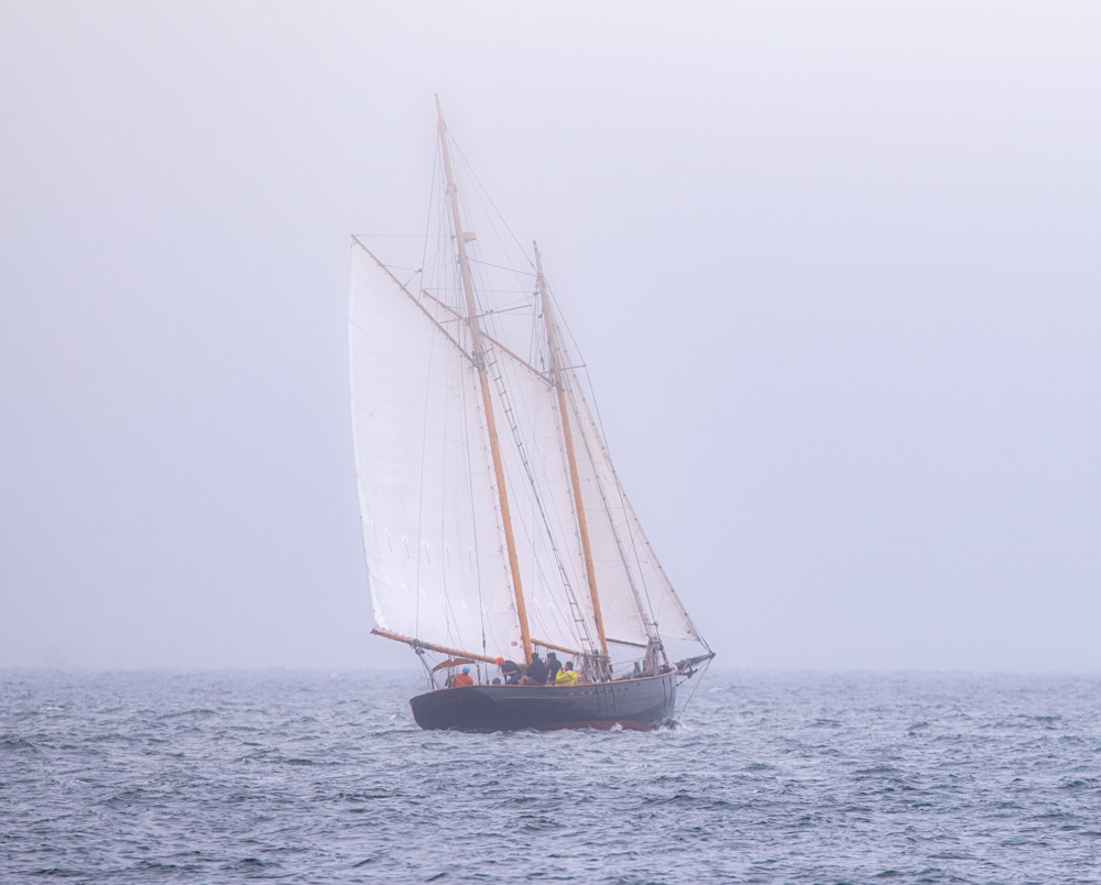 Sailing Through Fog Art | Michael Blanchard Inspirational Photography - Crossroads Gallery