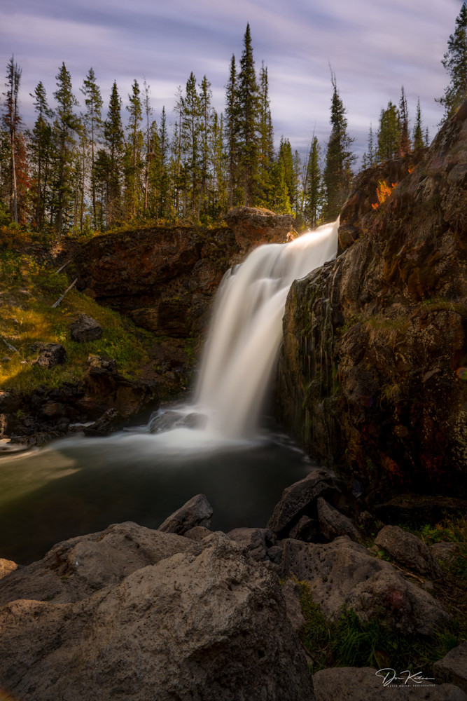 Evening At Moose Falls Photography Art | Kates Nature Photography, Inc.