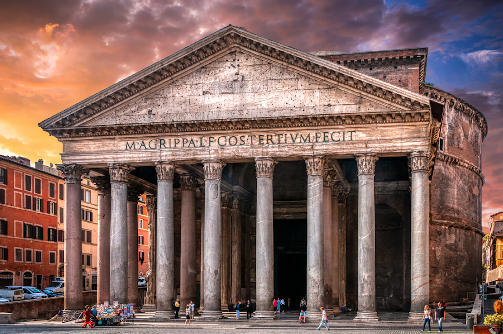 Rome Pantheon In The Morning Photography Art | Rick Vyrostko Photography