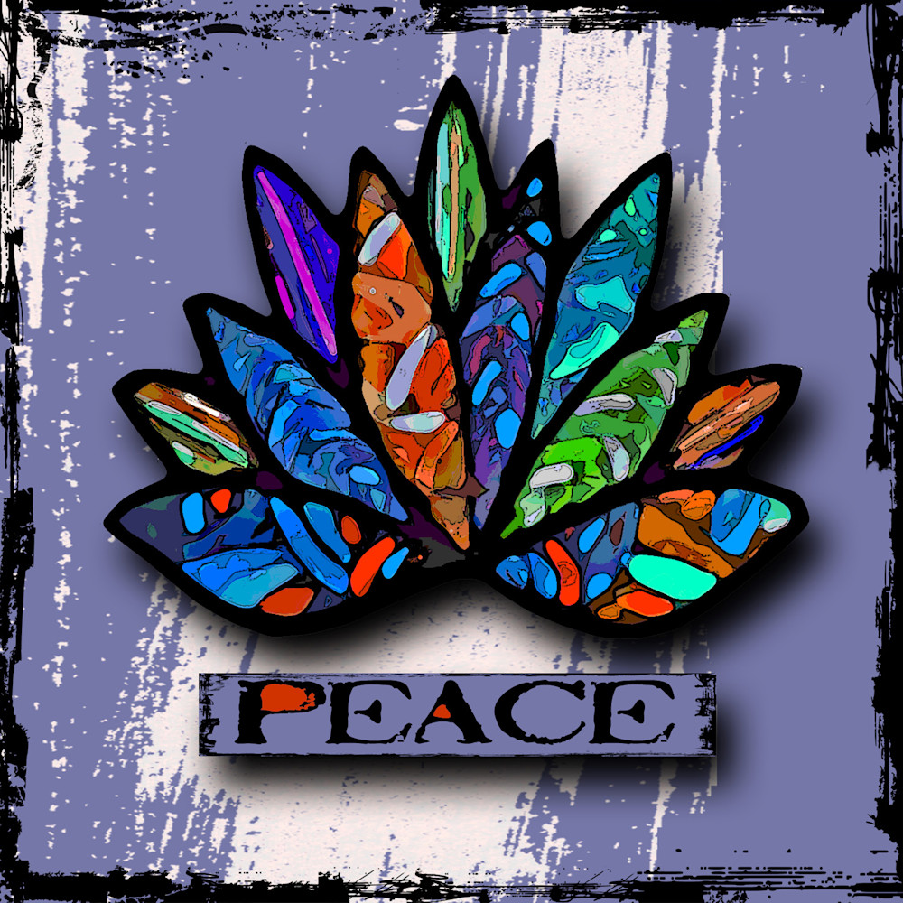 Peace Lotus Art | Terry Scopes Art