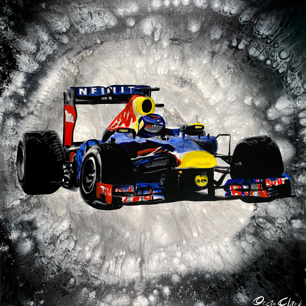  Sebastian Vettel   2013   Red Bull Rdb9 Art | Ocean Clark Art