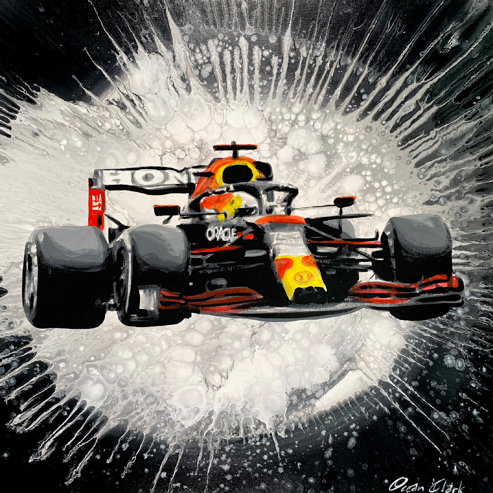 Max Verstappen   2021   Red Bull Rb16 B Art | Tom Joseph Art