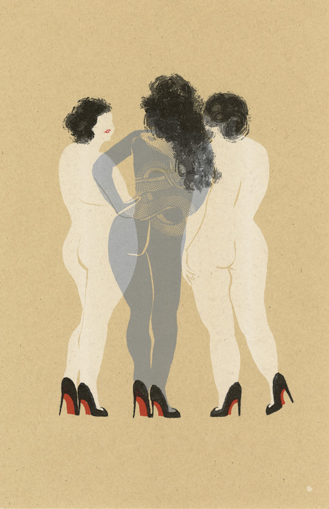 Three Ladies Art | kevingarrison