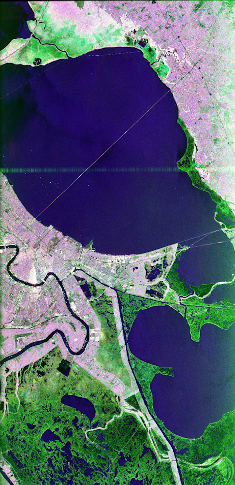 Space Radar Image of New Orleans, Louisiana